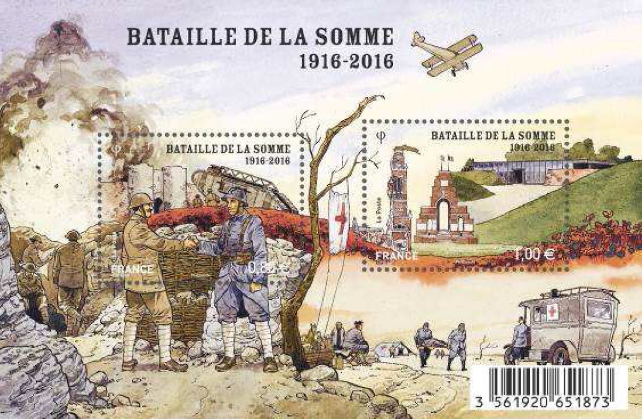 Emission Centenaire de la bataille de la Somme (1916-2016)