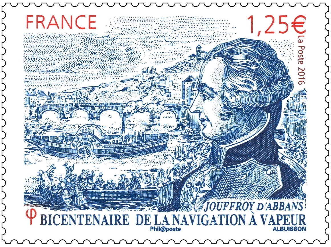 Emission Jouffroy d’Abbans - Bicentenaire de la navigation à vapeur