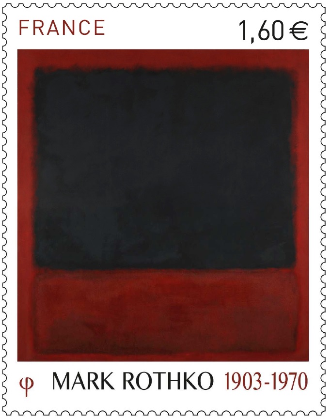 Emission Mark Rothko ´Black, red over black on red´