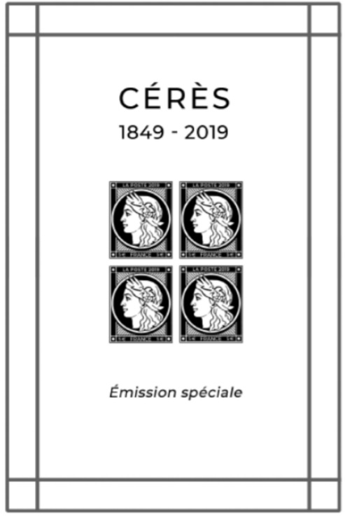 Emission Bloc-feuillet ’Cérès (1849-2019)’