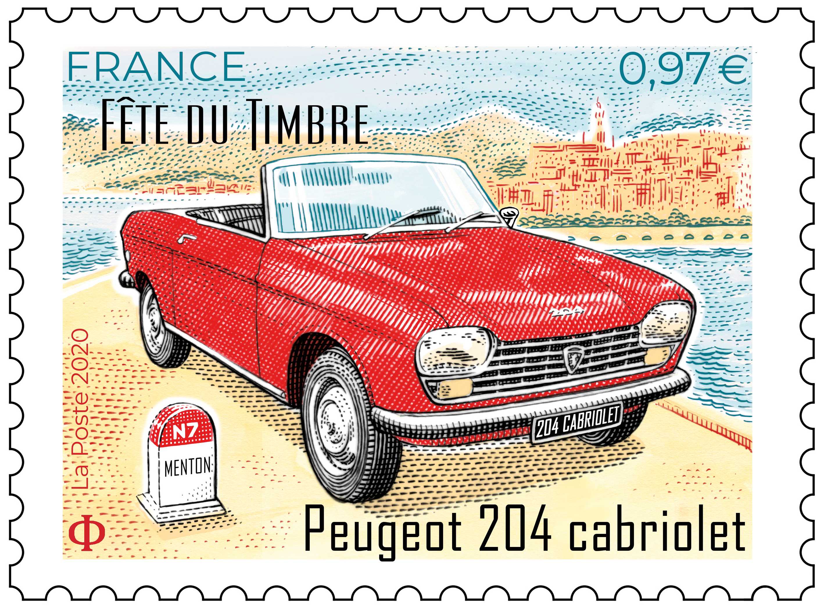 Emission Fête du timbre 2020 : L’automobile