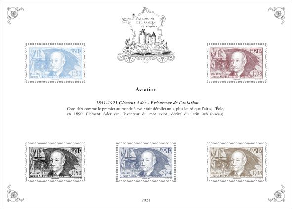 Emission Patrimoine de France en timbres