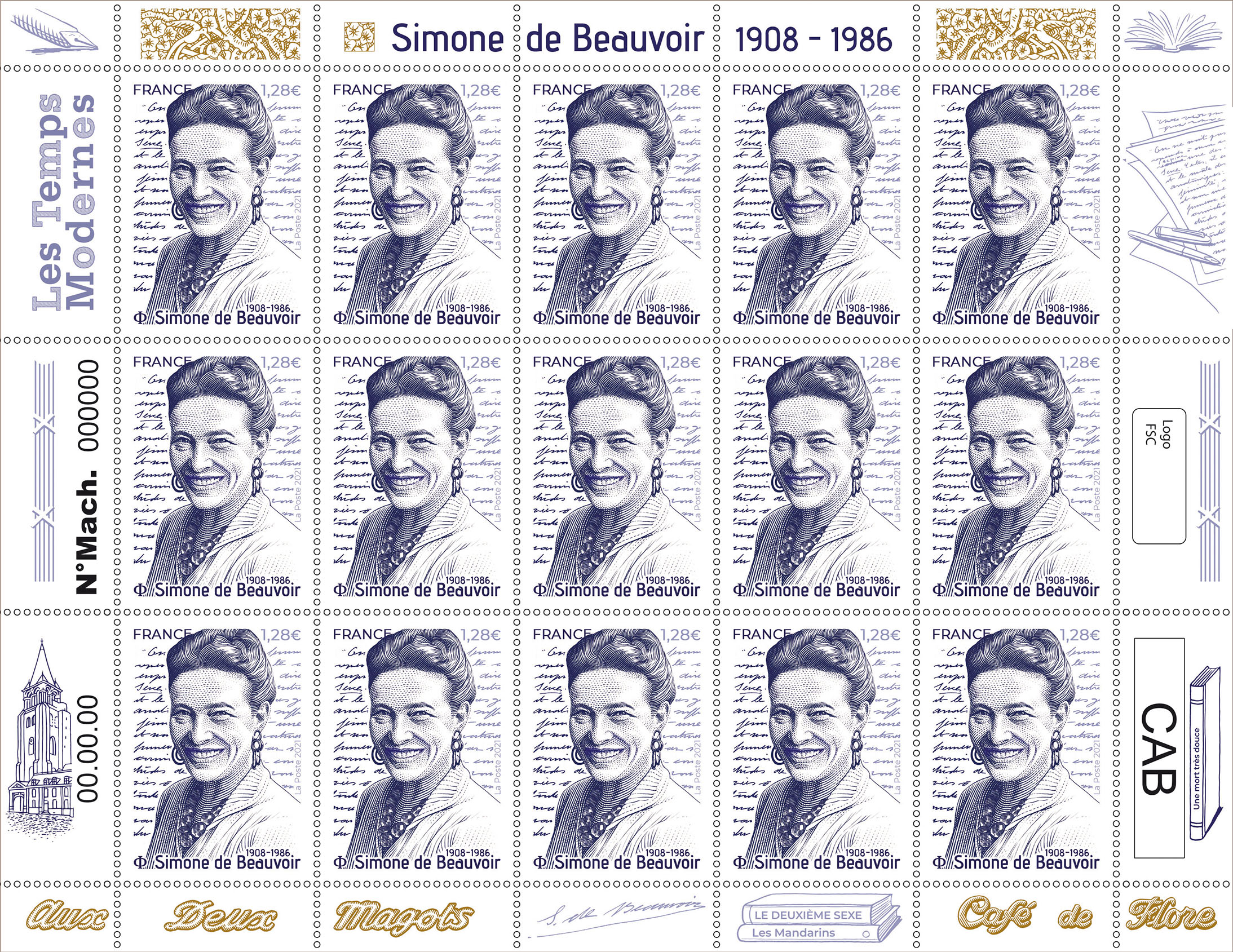 Emission Simone de Beauvoir (1908 - 1986)