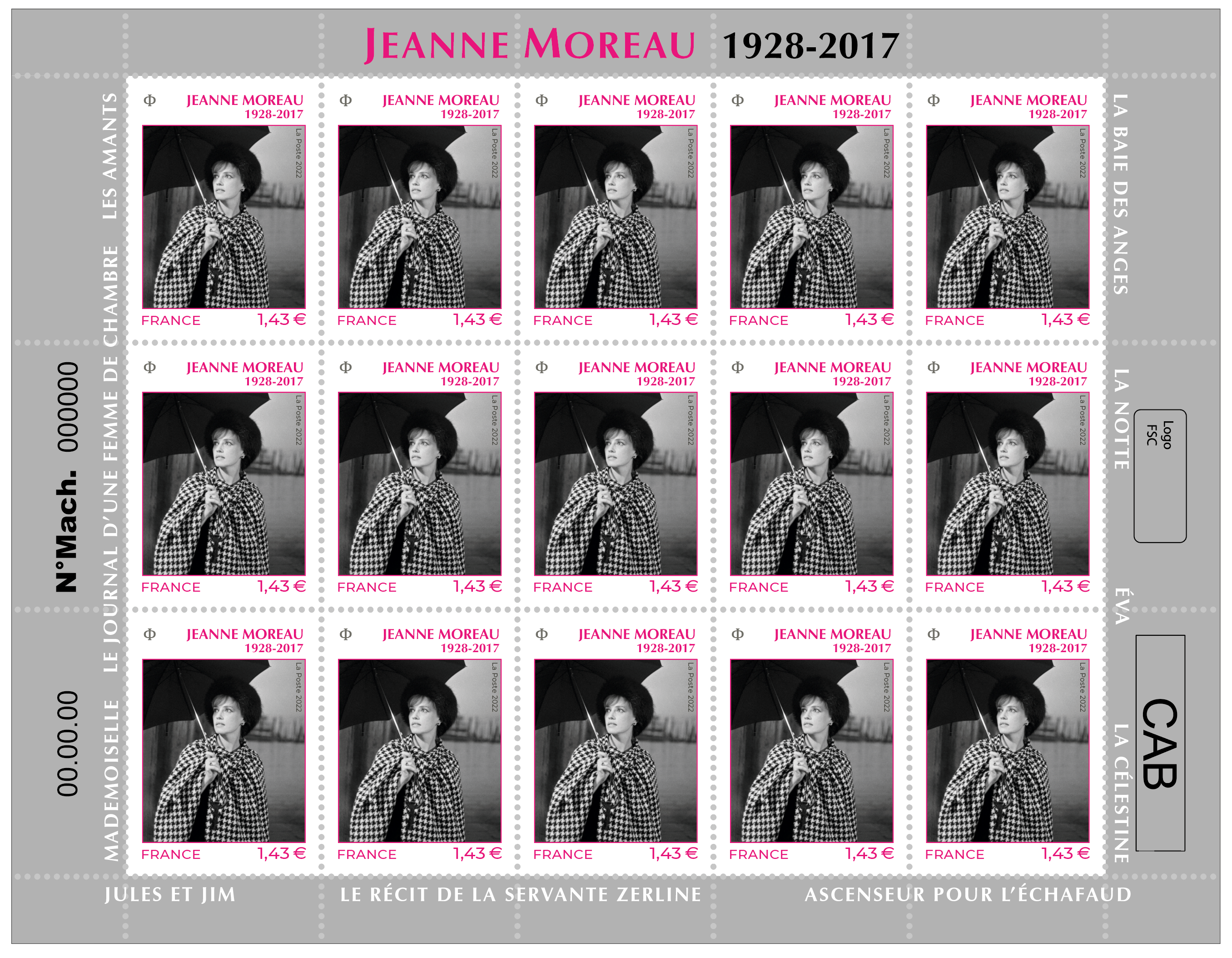 Emission Jeanne Moreau (1928 - 2017)